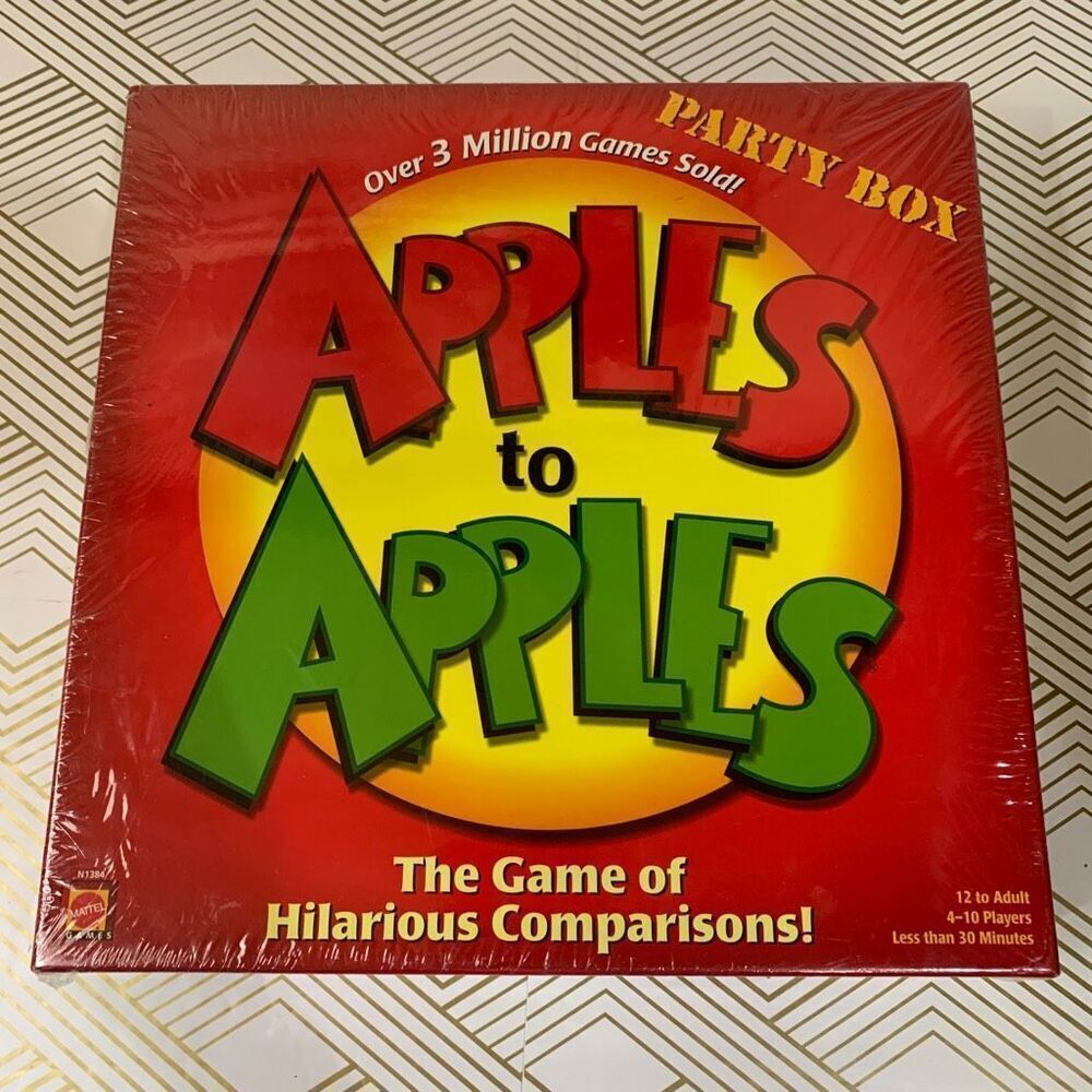2007 Mattel Apples To Apples Jumbo Party Box Game 1000 Cards Family New Sealed